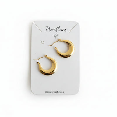 18K Gold Plated Stainless Steel Earrings