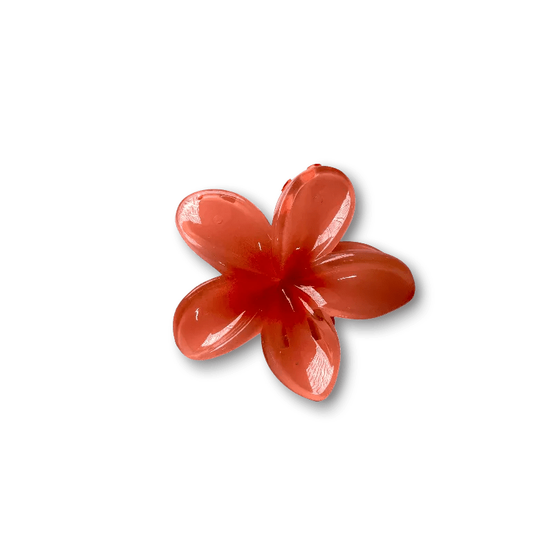 Large Plumeria Hair Claw - Moonflower