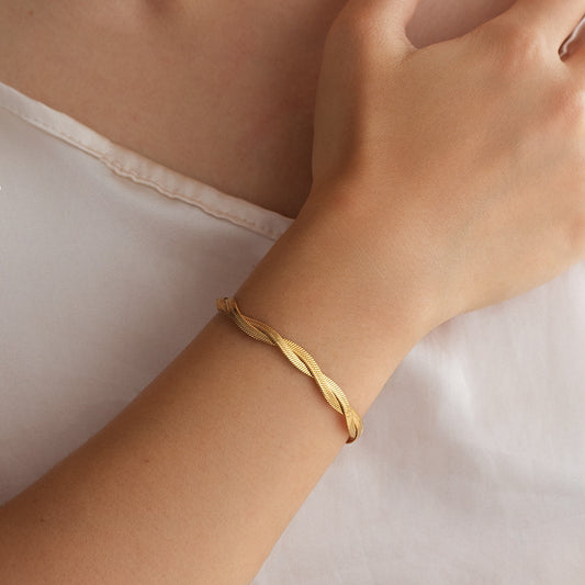 Twisted Herringbone Bracelet