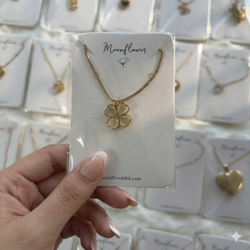 Four Leaf Clover Pendant Necklace
