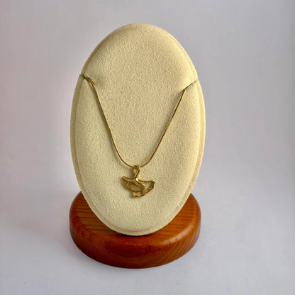 Ginkgo Leaf Pendant Necklace - Moonflower