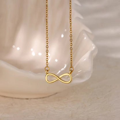 Gold Infinity Necklace - Moonflower