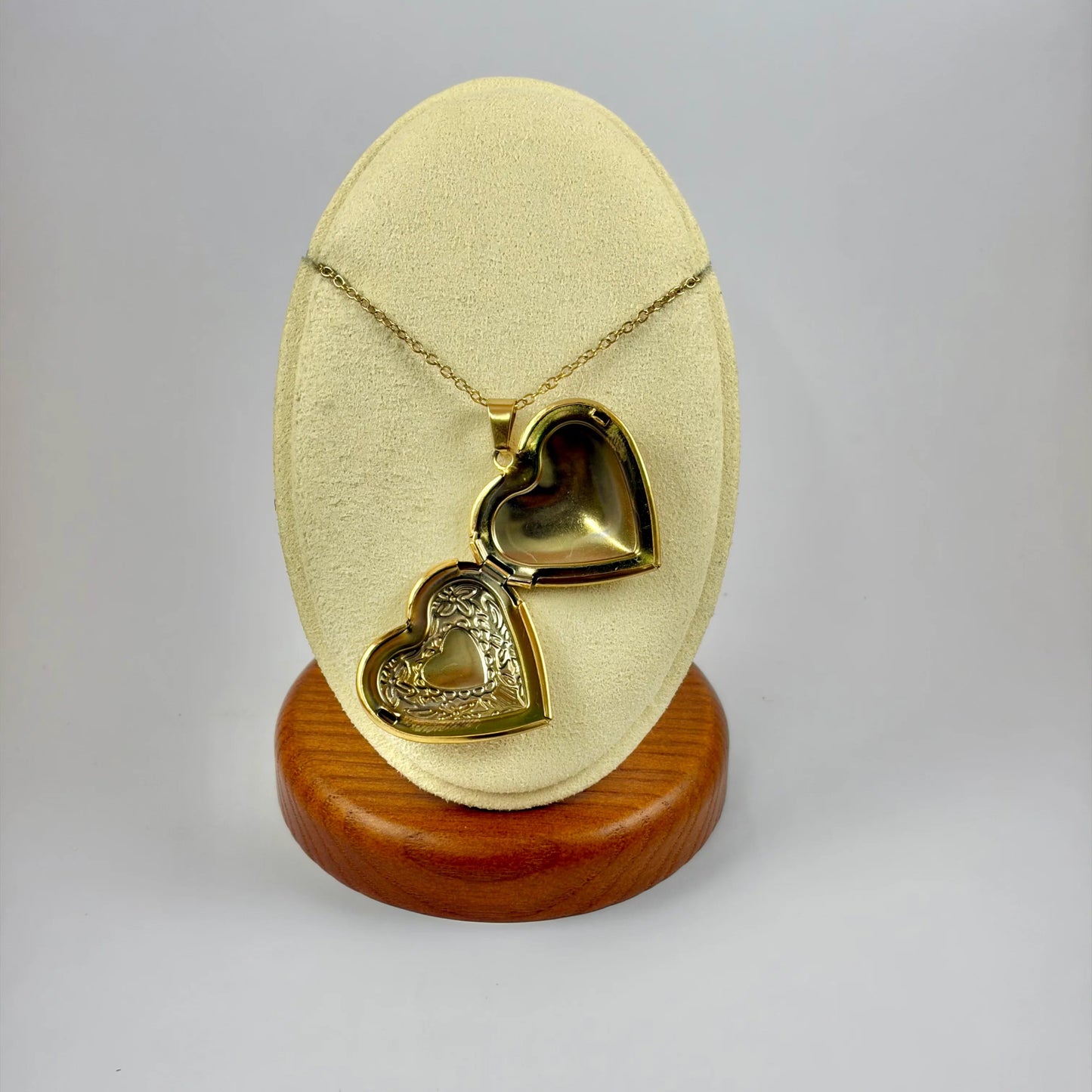 Heart Locket Necklace - Moonflower