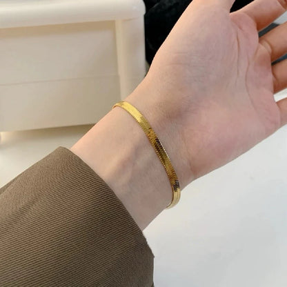 Herringbone Chain Bracelet