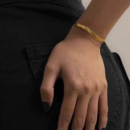 Herringbone Chain Bracelet