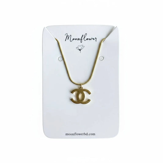 Iconic Double C Necklace - Moonflower