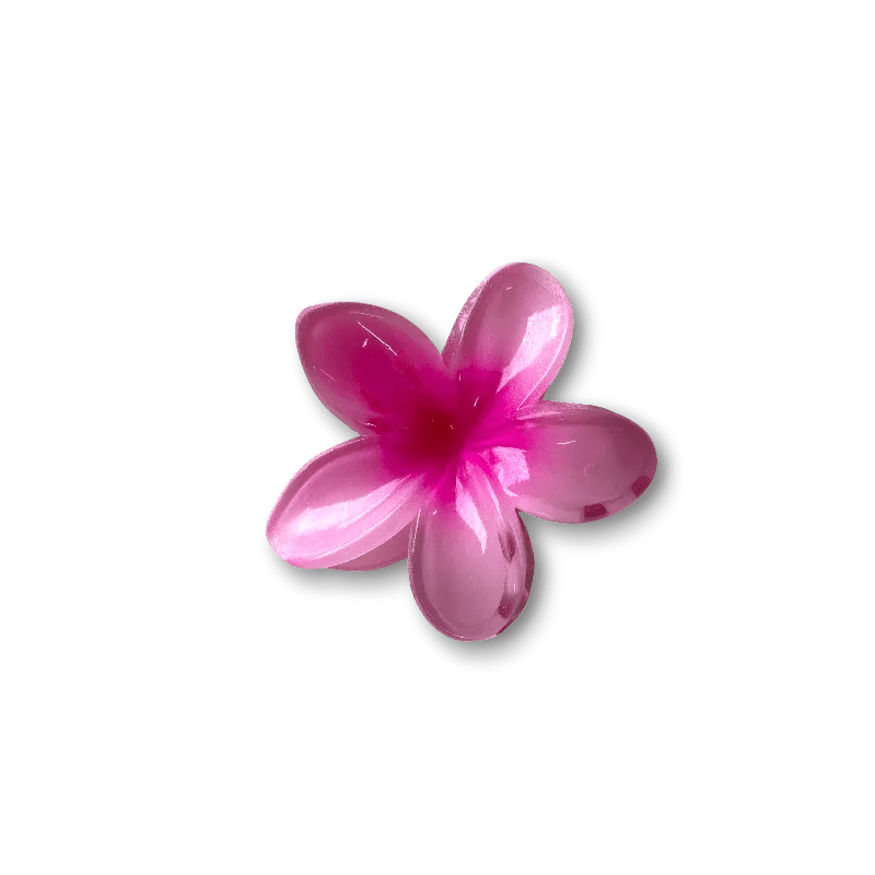 Large Plumeria Hair Claw - Moonflower