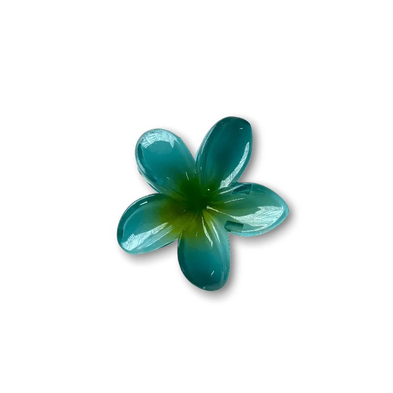 Large Plumeria Hair Claw - Moonflower