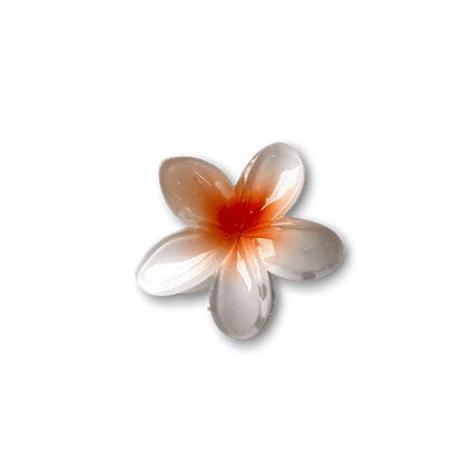 Large Plumeria Hair Claw - Moonflower