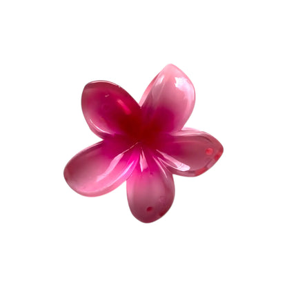 Medium Plumeria Hair Claw - Moonflower