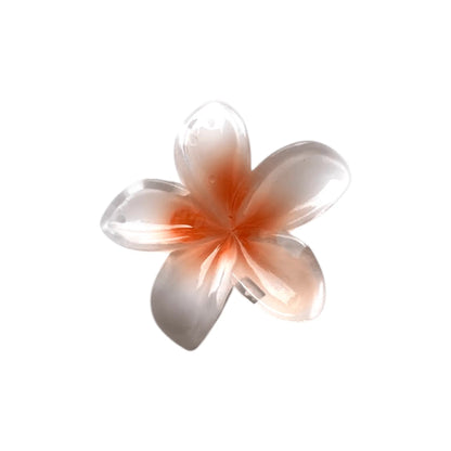 Medium Plumeria Hair Claw - Moonflower