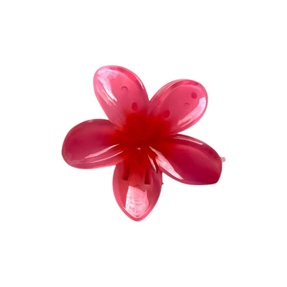 Medium Plumeria Hair Claw - Moonflower