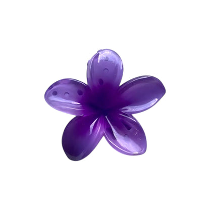 Medium Plumeria Hair Claw - Moonflower