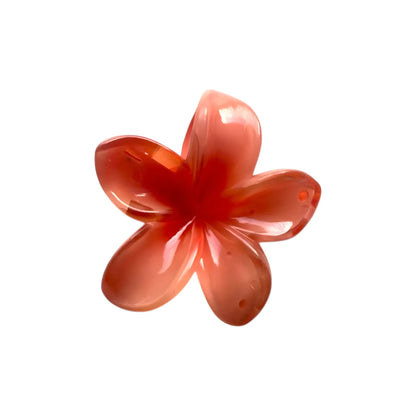 Medium Plumeria Hair Claw - Moonflower