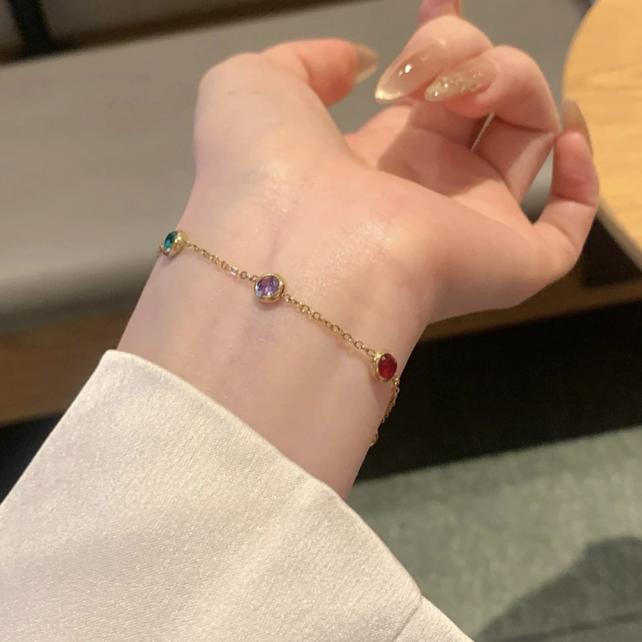 Rainbow Gemstone Bracelet