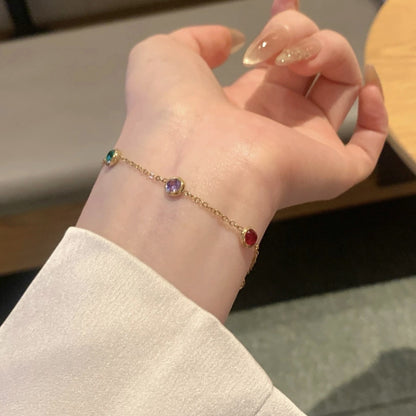 Rainbow Gemstone Bracelet