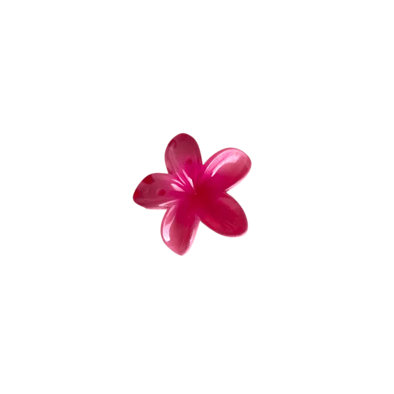 Small Plumeria Hair Claw - Moonflower