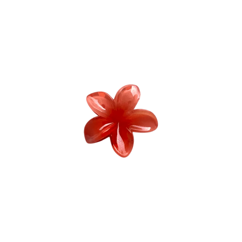 Small Plumeria Hair Claw - Moonflower