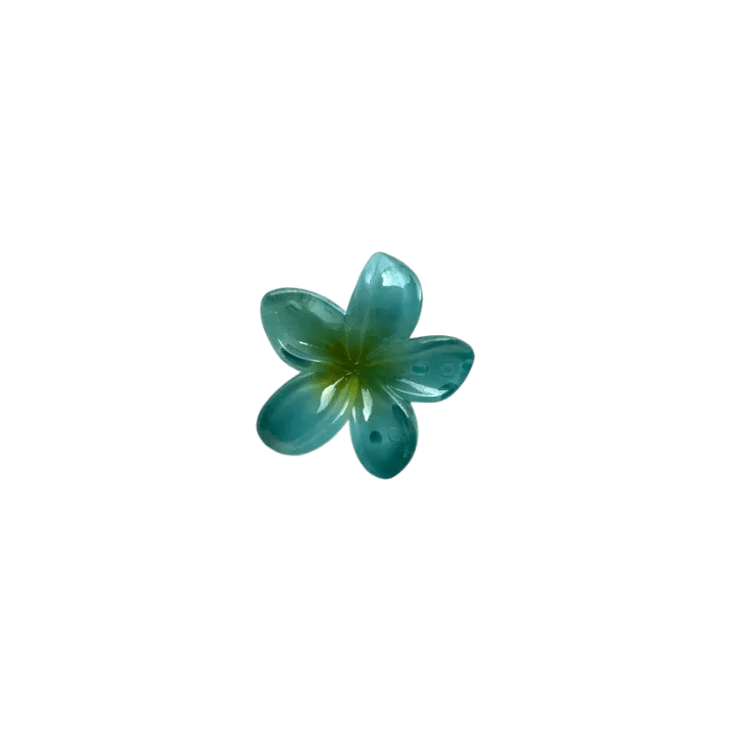 Small Plumeria Hair Claw - Moonflower