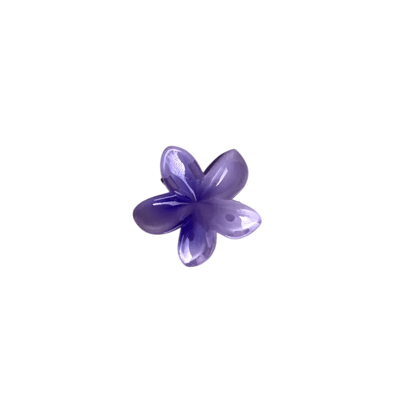 Small Plumeria Hair Claw - Moonflower