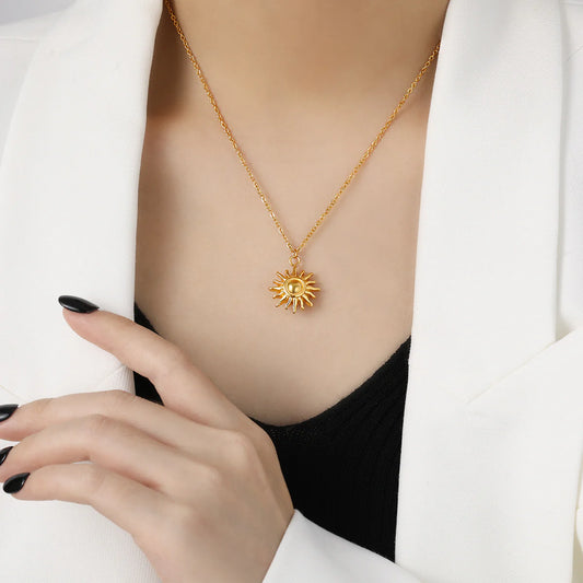 Sunburst Pendant Necklace
