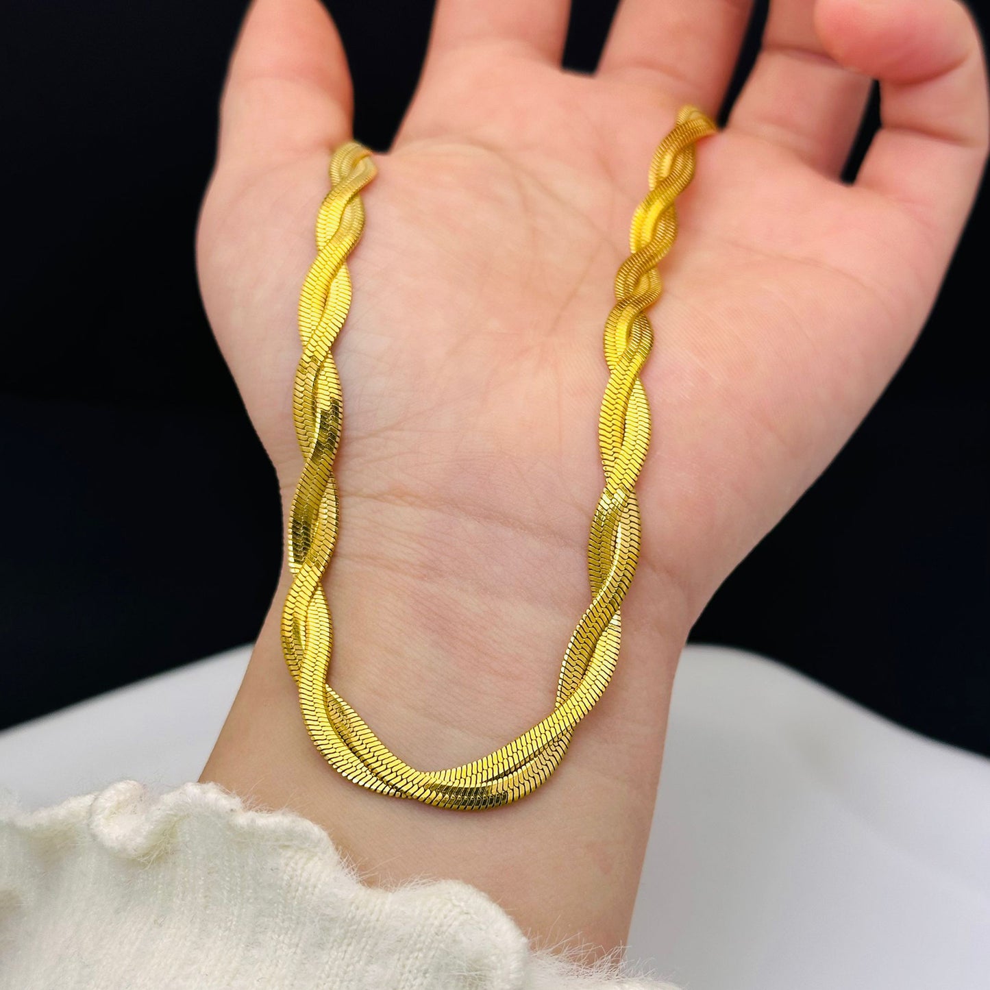 Twisted Herringbone Bracelet