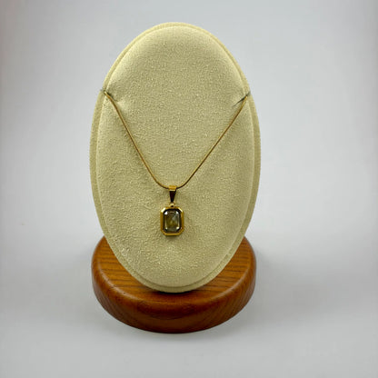 White Emerald Necklace